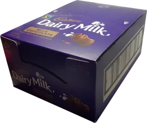 Cadbury Dairy Milk Chocolate Box PNG Image