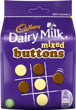 Cadbury Dairy Milk Mixed Buttons Package PNG Image