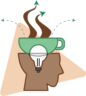 Caffeine Inspiration Concept PNG Image