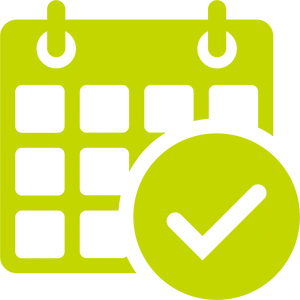 Calendar Check Mark Icon PNG Image