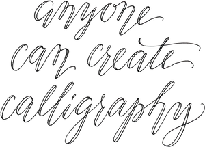 Calligraphy Inspiration Quote PNG Image