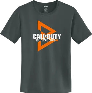 Callof Duty Black Ops I I I T Shirt Design PNG Image