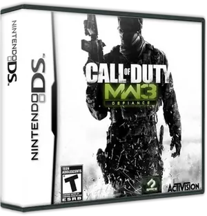 Callof Duty M W3 Defiance Nintendo D S Cover PNG Image