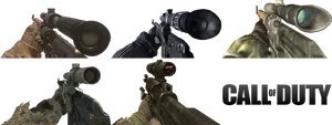 Callof Duty Sniper Rifles PNG Image