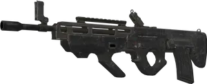 Callof Duty Weapon Render PNG Image