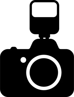 Camerawith External Flash Icon PNG Image