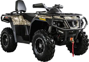 Camo A T V Offroad Vehicle PNG Image