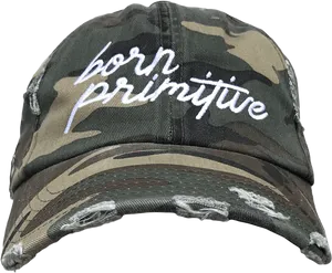 Camo Cap Born Primitive PNG Image