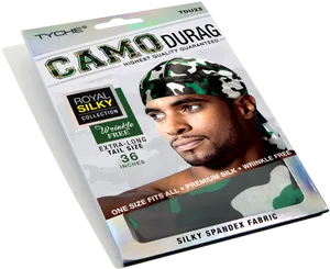 Camo Durag Packaging PNG Image