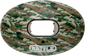 Camo Mouthguard Battle Brand PNG Image