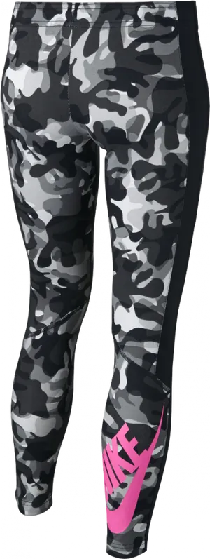 Camo Nike Leggings PNG Image