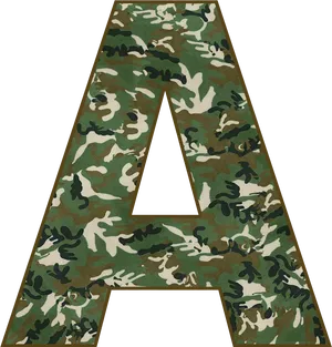 Camouflage_ Letter_ A_ Pattern.png PNG Image