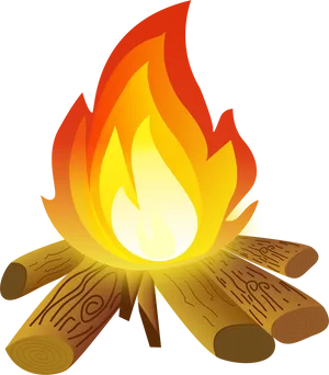 Campfire Graphic Illustration PNG Image