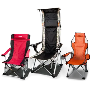 Camping Chair With Armrests Png Lot PNG Image