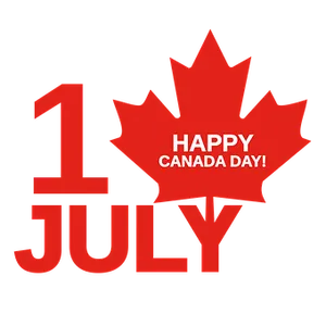 Canada Day Celebration Graphic PNG Image