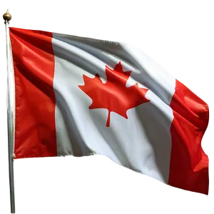 Canada Flag With Aurora Borealis Background Png 84 PNG Image