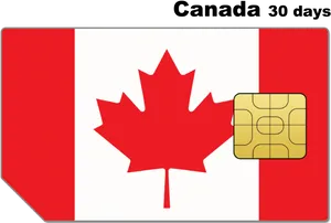 Canada30 Day S I M Card PNG Image