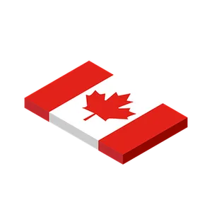 Canadian Flag Book Icon PNG Image