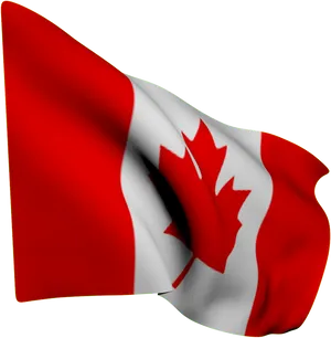 Canadian Flag Waving PNG Image