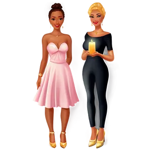 Candle Light Dinner Outfit Png Rws36 PNG Image