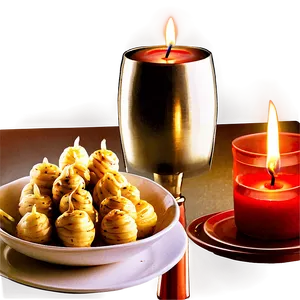 Candle Light Dinner PNG Vsk2 PNG