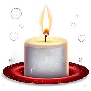 Candle Light Heart Shape Png 86 PNG Image