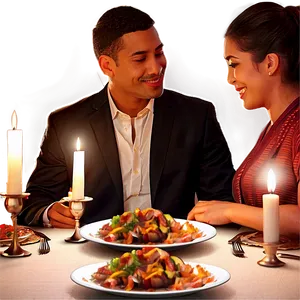 Candlelit Dinner Date Png Ktk PNG Image