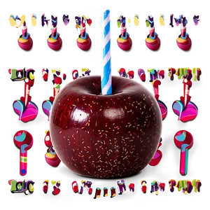 Candy Apple A PNG Image