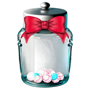 Candy Jar With Bow Png Joy PNG Image