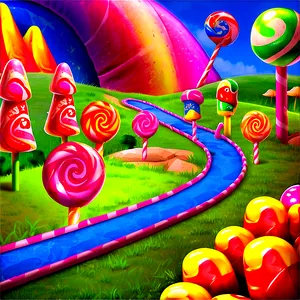 Candy Land Adventure Path Png Usu PNG Image