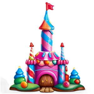 Candy Land Castle Image Png Adg PNG Image