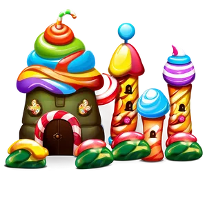 Candy Land Castle Image Png Nmp48 PNG Image