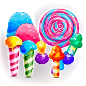 Candy Land Illustration Png 87 PNG Image