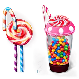 Candy Land Illustration Png Tdu41 PNG Image