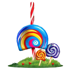 Candy Land Lollipop Trees Png Ihx PNG Image