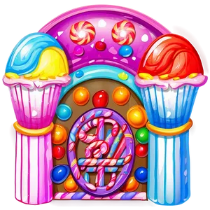 Candyland Confectionery Castle Png Rcw PNG Image