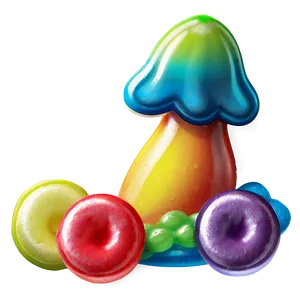 Candyland Juicy Fruit Meadows Png 06202024 PNG Image