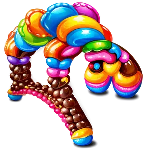 Candyland Rainbow Bridge Png Upu15 PNG Image