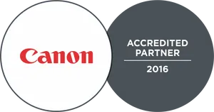 Canon Accredited Partner Logo2016 PNG Image