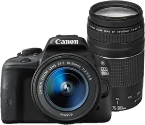 Canon D S L R Cameraand Lenses PNG Image