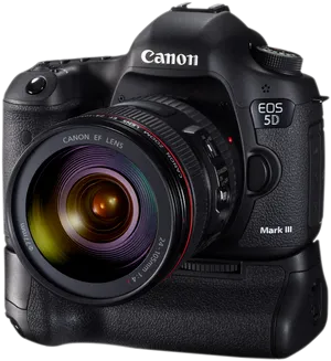 Canon E O S5 D Mark I I I D S L R Camera PNG Image