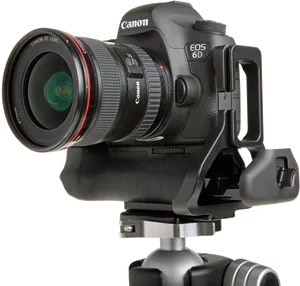 Canon E O S6 D Cameraon Tripod PNG Image