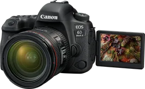 Canon E O S6 D Mark I I D S L R Camera PNG Image