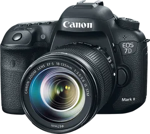 Canon E O S7 D Mark I I D S L R Camera PNG Image