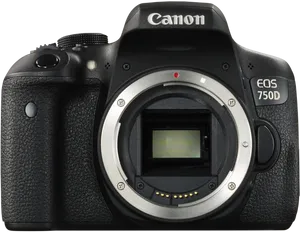 Canon E O S750 D D S L R Camera Body PNG Image