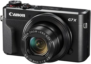 Canon G7 X Digital Camera PNG Image