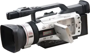 Canon Professional Camcorder Fluorite Lens PNG Image