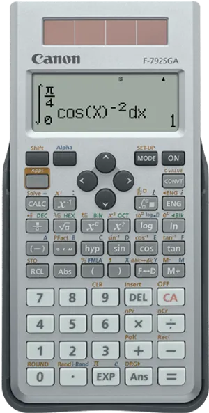 Canon Scientific Calculator F792 S G A PNG Image