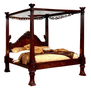 Canopy Bed Illustration Png Efl58 PNG Image