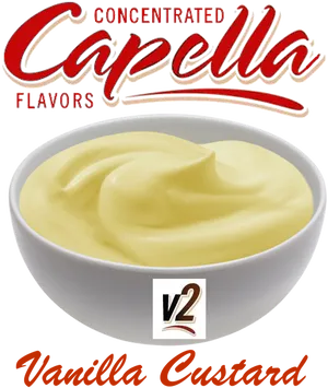 Capella Vanilla Custard Flavor Concentrate PNG Image